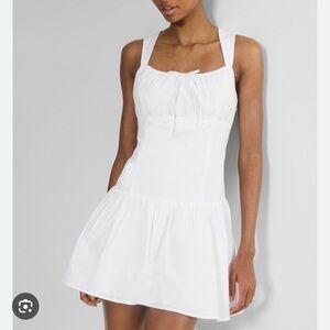 Sunday best strudel poplin dress in blue